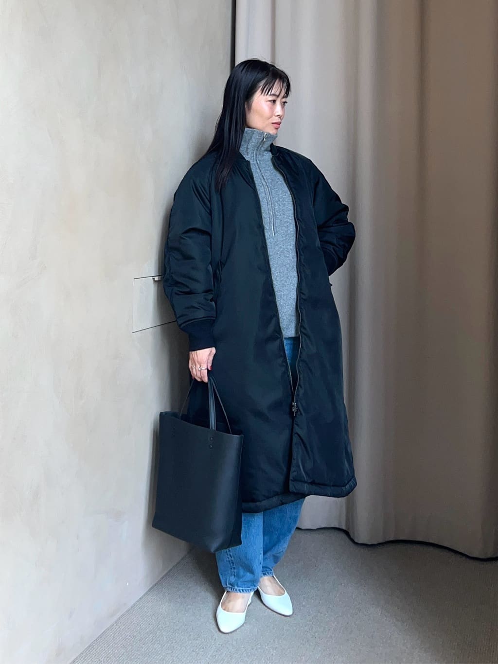 ロングコート　ユナイテッドアローズ　ブラック　新品未使用　タグ付き　M UNITED ARROWS | 【別注】<TICCA>ロング MA-1 コート | Rakuten