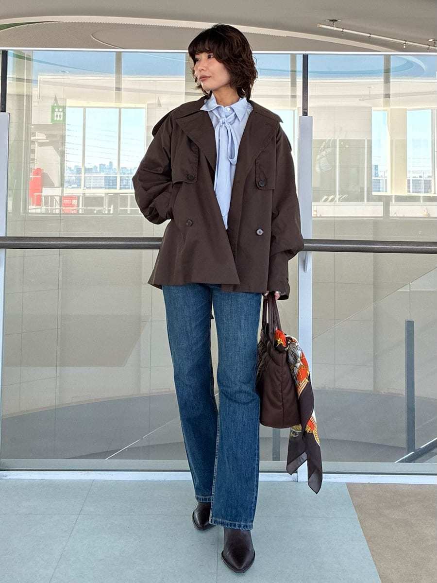 Mila Owen | ショートトレンチコート | Rakuten Fashion(楽天