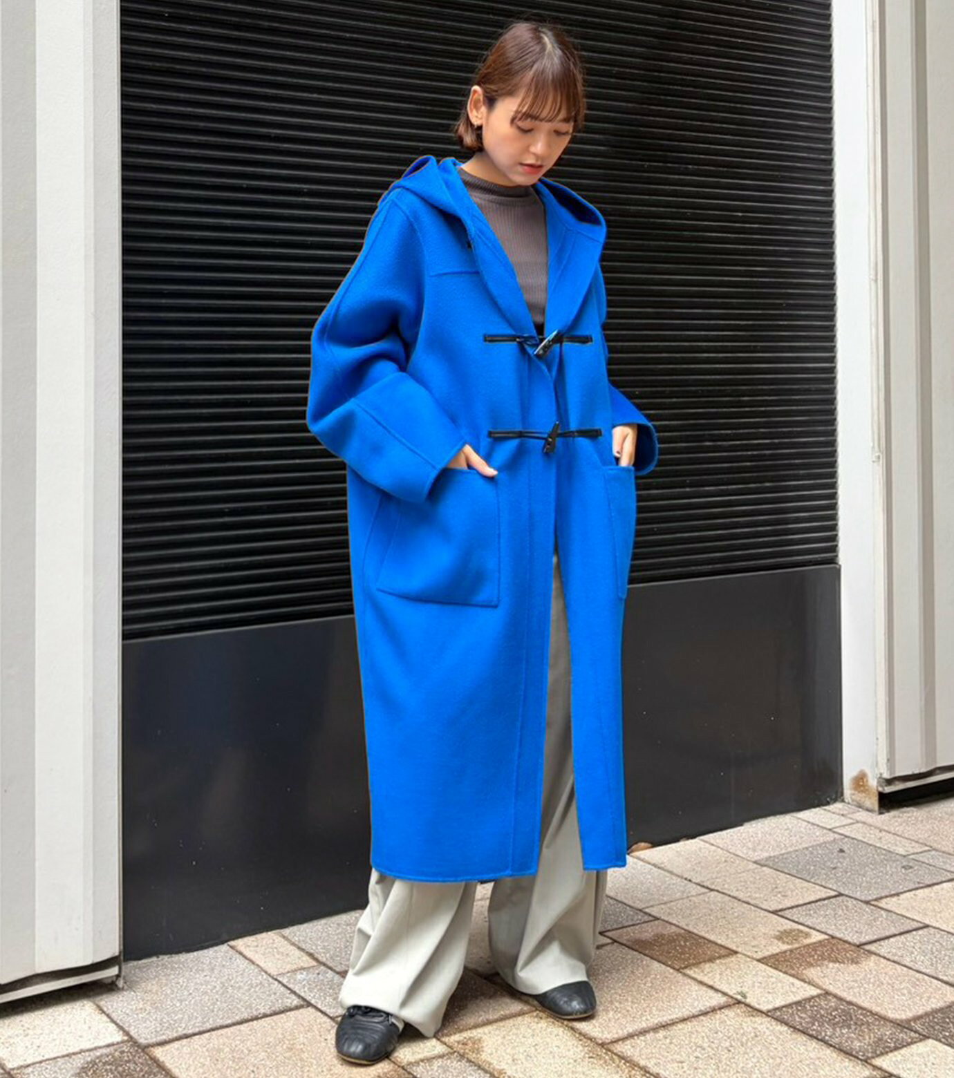 LE CIEL BLEU | ダブルフェイスダッフルコート / Double-Face Duffle